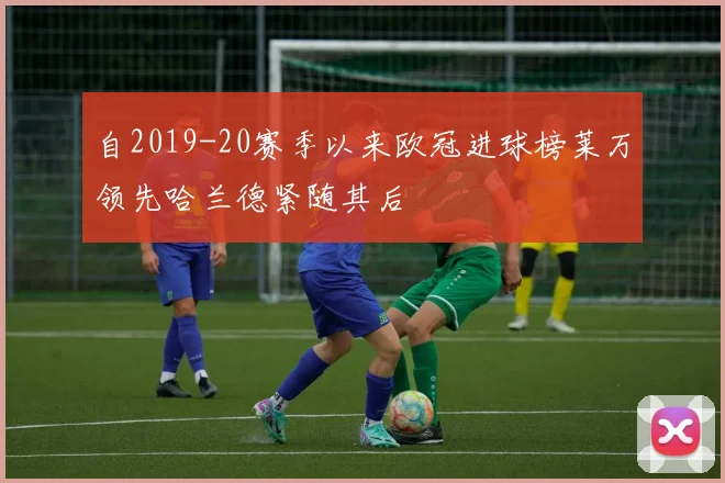 自2019-20赛季以来欧冠进球榜莱万领先哈兰德紧随其后
